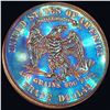 Image 2 : 1877 Silver Trade Dollar CHOICE PROOF CAMEO