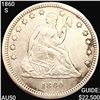 Image 1 : 1860-S Seated Liberty Quarter HIGH GRADE