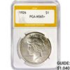 Image 1 : 1926 Peace Silver Dollar PGA MS65+