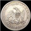 Image 2 : 1855 Arws Seated Liberty Half Dollar LIGHTLY CIRCU