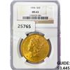 Image 1 : 1904 $20 Gold Double Eagle NGC MS63