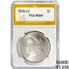 Image 1 : 1878-CC Morgan Silver Dollar PGA MS64