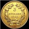 Image 2 : 1854 $3 Gold Piece CLOSELY UNCIRCULATED