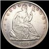 Image 1 : 1876 Seated Liberty Half Dollar CLOSELY UNCIRCULAT