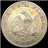 Image 2 : 1863 Seated Liberty Half Dollar CLOSELY UNCIRCULAT