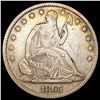 1865-S Seated Liberty Half Dollar NEARLY UNCIRCULA