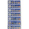 Image 1 : 1966 US Silver Mint Sets (35 Coins) UNC