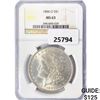 Image 1 : 1884-O Morgan Silver Dollar NGC MS63