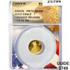 Image 1 : 2022-W $5 1/10oz American Gold Eagle ANACS PR70 DC