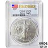Image 1 : 2017 American 1oz Silver Eagle PCGS MS70