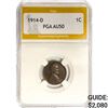 1914-D Wheat Cent PGA AU50