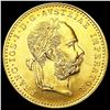 1915 Austria .4426oz Gold 4 Ducat GEM BU