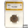 Image 1 : 1872 Two Cent Piece PGA MS60