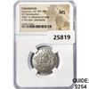 787-789 AD Tabaristan Silver Hemidrachm NGC MS