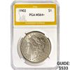 Image 1 : 1902 Morgan Silver Dollar PGA MS64+