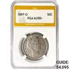 Image 1 : 1897-O Barber Half Dollar PGA AU58+