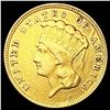 1854 $3 Gold Piece UNCIRCULATED