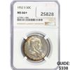 Image 1 : 1952-S Franklin Half Dollar NGC MS66+