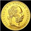 1915 Austria .4426oz Gold 4 Ducat GEM BU