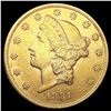 1891-S $20 Gold Double Eagle UNCIRCULATED