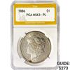 1886 Morgan Silver Dollar PGA MS63+ PL
