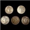 (5) Morgan Silver Dollars (1880-O, 1880, 1880-CC,