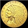Image 1 : 1908 $2.50 Gold Quarter Eagle UNCIRCULATED