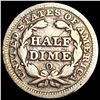 Image 2 : 1849-O Seated Liberty Half Dime NICELY CIRCULATED