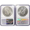 Image 2 : (2) 1987 American 1oz Silver Eagles NGC MS69