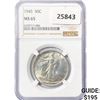 Image 1 : 1945 Walking Liberty Half Dollar NGC MS65