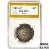 Image 1 : 1873-CC Seated Liberty Half Dollar PGA XF45 Arrows