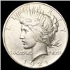 1921 Silver Peace Dollar NEARLY UNCIRCULATED