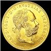1915 Austria .4426oz Gold 4 Ducat GEM BU