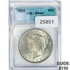 1923 Silver Peace Dollar ICG MS64