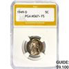Image 1 : 1949-D Jefferson Nickel PGA MS67+ FS