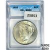 1925 Silver Peace Dollar ICG MS65