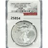 Image 1 : 2011 American Silver Eagle NGC MS69 25th Ann