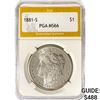 1881-S Morgan Silver Dollar PGA MS66
