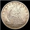 1845 Seated Liberty Half Dollar LIGHTLY CIRCULATED