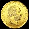1915 Austria .4426oz Gold 4 Ducat GEM BU