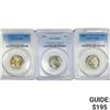 Image 1 : 1938 (2), 1941 Set (3) Jefferson Nickel PCGS