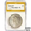 Image 1 : 1878 8TF Morgan Silver Dollar PGA MS63+ PL