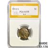 1913-S Buffalo Nickel PGA AU58