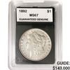1892 Morgan Silver Dollar GG MS67