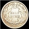 Image 2 : 1872 Seated Liberty Half Dime NICELY CIRCULATED