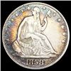 1858 Seated Liberty Half Dollar LIGHTLY CIRCULATED