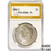 Image 1 : 1880-S Morgan Silver Dollar PGA MS66+ PL