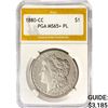 Image 1 : 1880-CC Morgan Silver Dollar PGA MS65+ PL