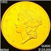 1852 $20 Gold Double Eagle CHOICE BU