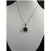 Image 2 : Lovely 925 Sterling Silver Smokey Topaz Pendant and 925 Silver Chain